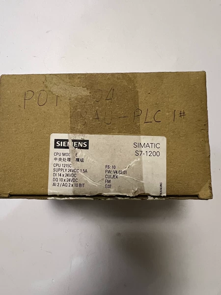 Siemens S7-1200PLC/CPU Electrical Automation Marine Spare Part