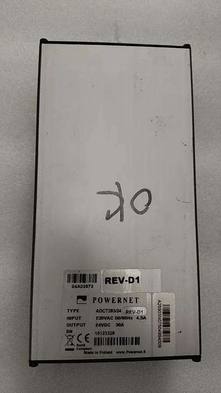 POWERNET Power Supply Model ADC7283/24 REV Marine Spare Part