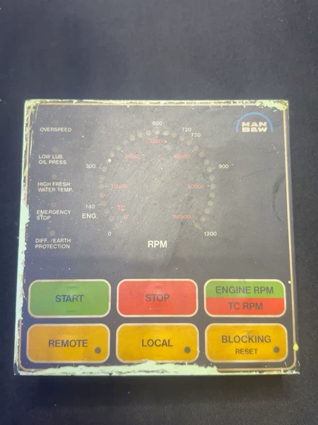 MAN+B&W Control Panel Marine Spare Part