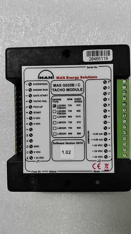 MAN MAS G025B/C Module Model L23/30