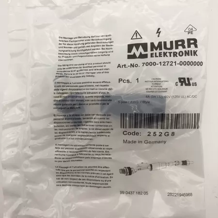 MURR7000-12721-0000000 7000 Marine Spare Part