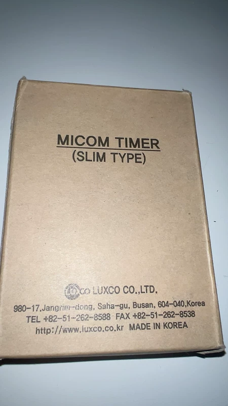 LUXCO SLIM TIMER Time Relay Model GTN