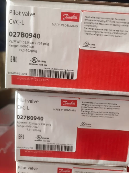 Danfoss Pressure Valve 027B0940 CVC