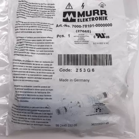 7000-78101-0000000 MURR 700 Marine Spare Part