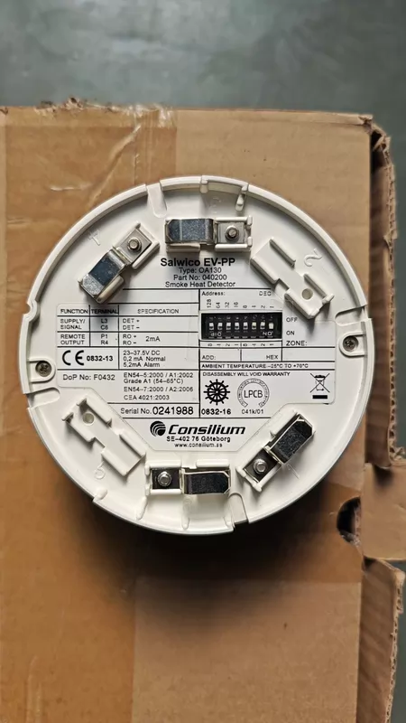 Consilium Smoke Detector EV-PP