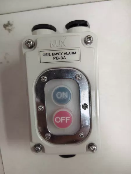 NUX MRC EMERGENCY ALARM Model PB Marine Spare Part
