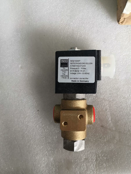 GSR Solenoid Valve 0-15bar 230v 50/60