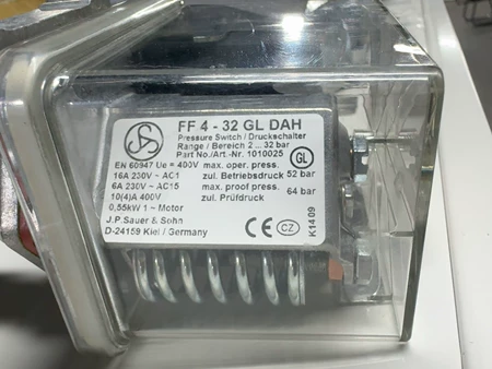 J.P.Sauer FF4-32 GL DAH Pressure Switch