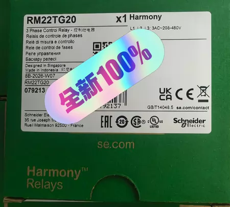 Schneider Electric RM22TG20 Electrical Automation Marine Spare Part