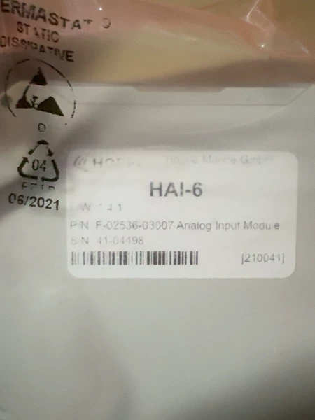 HOPPE Input Module Model HAI-6 P/N F-02
