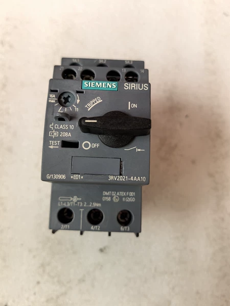 Siemens Motor 3RV2021-4AA10 11-16A