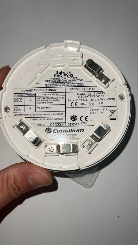 Consilium EVC-PY-IS Smoke Detector