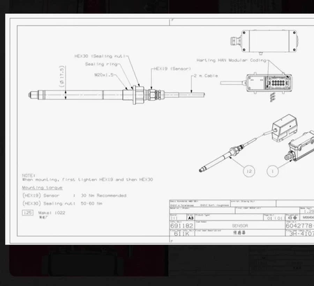 pmi Sensor 6042778-2 Danfoss Type