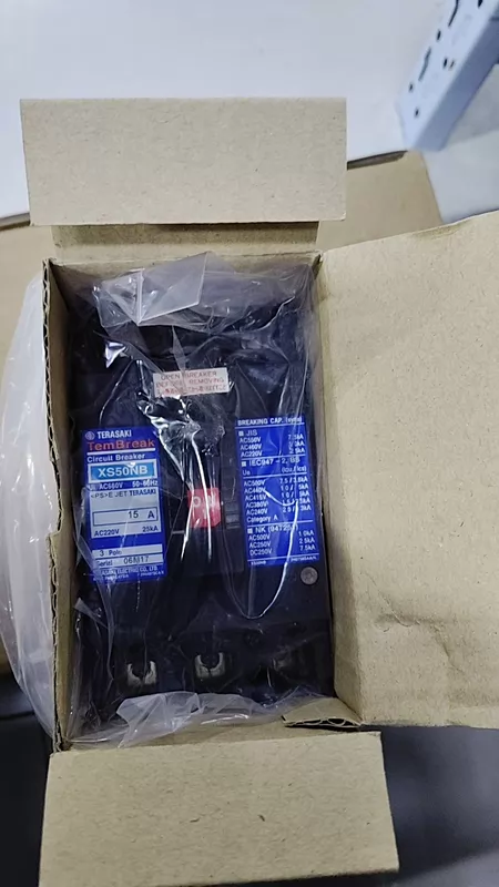 TERASAKI XS50NB 3P 15A AC22 Marine Spare Part