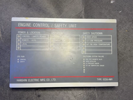 +HANSHIN+ Control Panel +ECSU Marine Spare Part