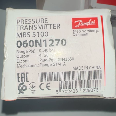 Danfoss Pressure Sensor MBS5100 060N127