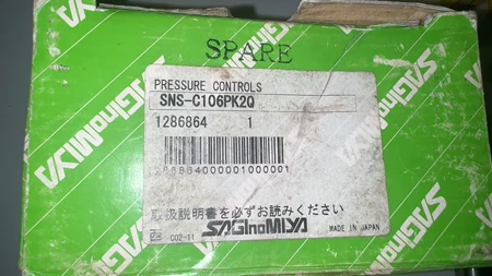 SAGINOMIYA Pressure Controller SNS-C106PK2
