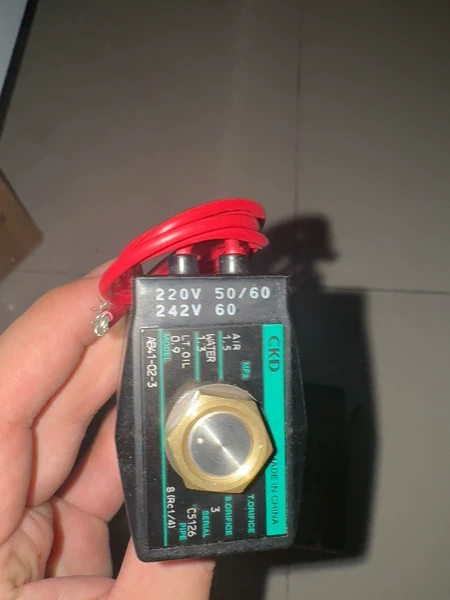 CKD Solenoid Valve Model AB41-02-3 Voltage 220V/242V