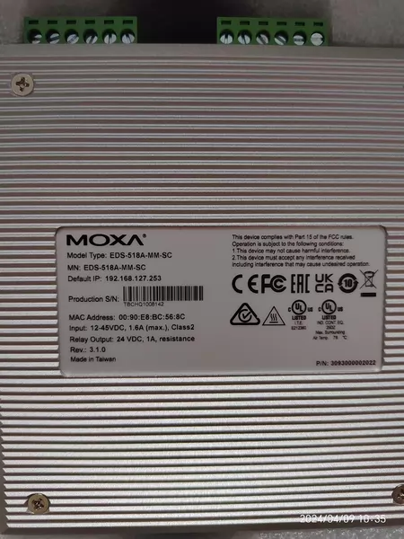EDS-518A-MM-SC MOXA Marine Spare Part