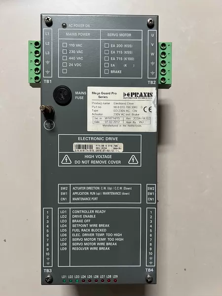 PRAXIS Servo Drive ED 230V AC-CW