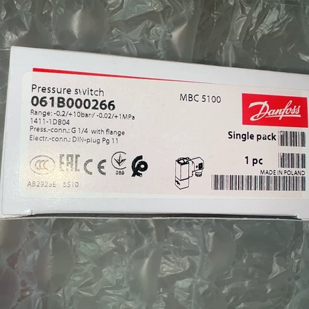 Danfoss Pressure Switch MBC5100 Model 061B00