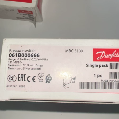 Danfoss Pressure Switch MBC5100 061B000666