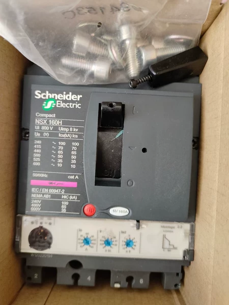 Schneider Electric NSX160H 3P160A MIC2.2 Marine Spare Part