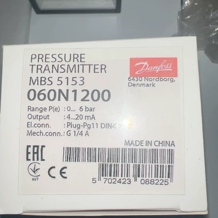 Danfoss Pressure Sensor MBS 5153 060N120
