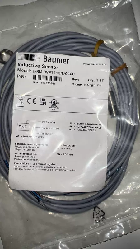 Baumer Proximity Switch Model IFRM 08P1713