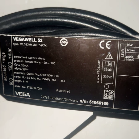 VEGAWELL 52 Pressure Sensor