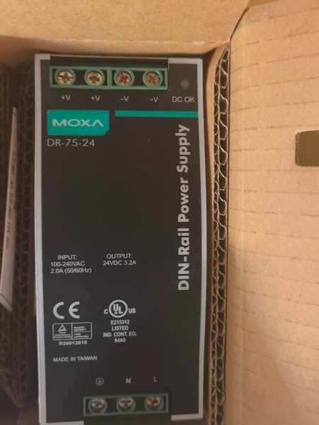 MOXA DR-75-24 Power Supply Input 100-2 Marine Spare Part
