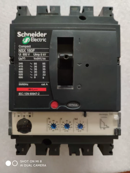 Schneider Electric NSX160F 3P160A MIC Marine Spare Part