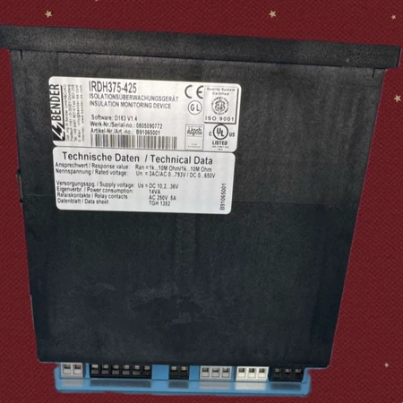 BENDER IRDH375 Marine Spare Part