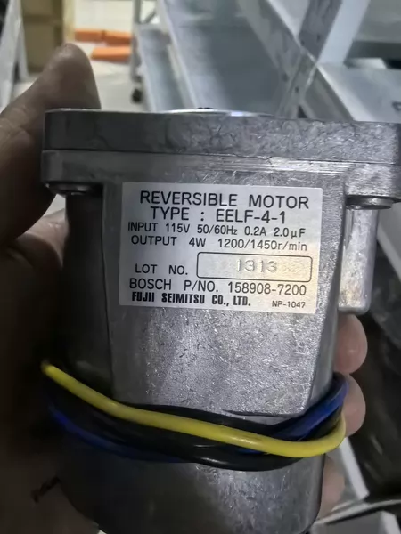 BOSCH Motor Model EELF-4-1 Input Voltage 115V