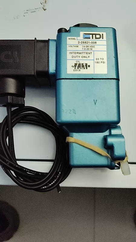 TDI Solenoid Valve 2-28821-006 14-26VDC 7.3