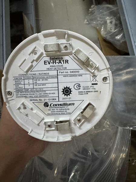 Salwico Consilium EV-H-A1R Model 0400 Marine Spare Part