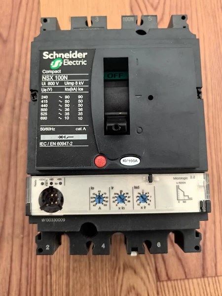 Schneider Electric NSX100N 3P100A MiC2.2 Marine Spare Part