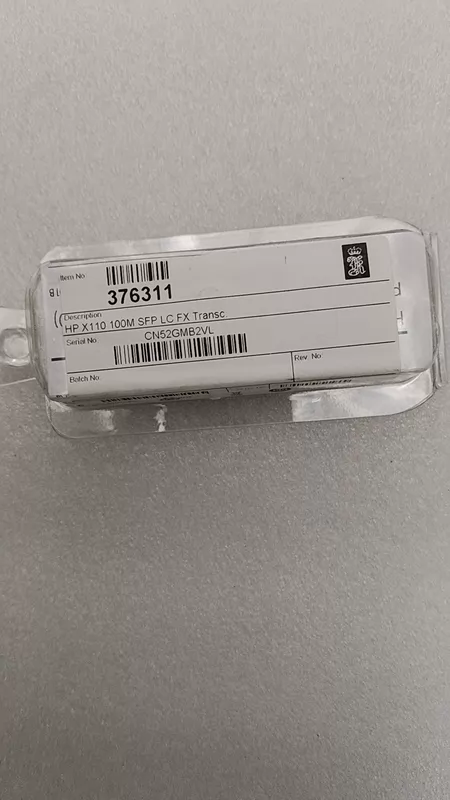 HP X110 100M SFP LC FX Module Model