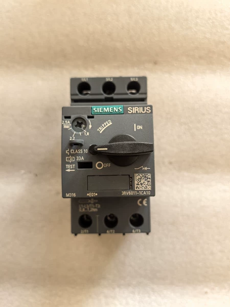 Siemens Motor 3RV6011-1CA10 1.8-2.