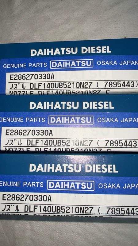Daihatsu DAIHATSU Model E286270330A D Marine Spare Part