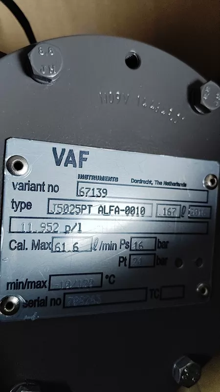 VAF J5025PT ALFA-0010 Marine Spare Part