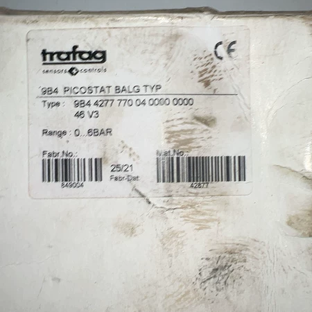 Trafag 9B4.4277 Pressure Sensor Range 0