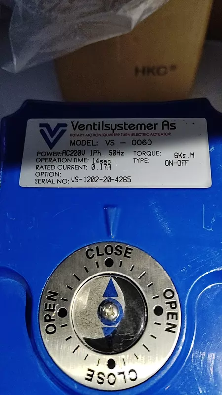 Ventilsystemer AS VS-0060 Marine Spare Part