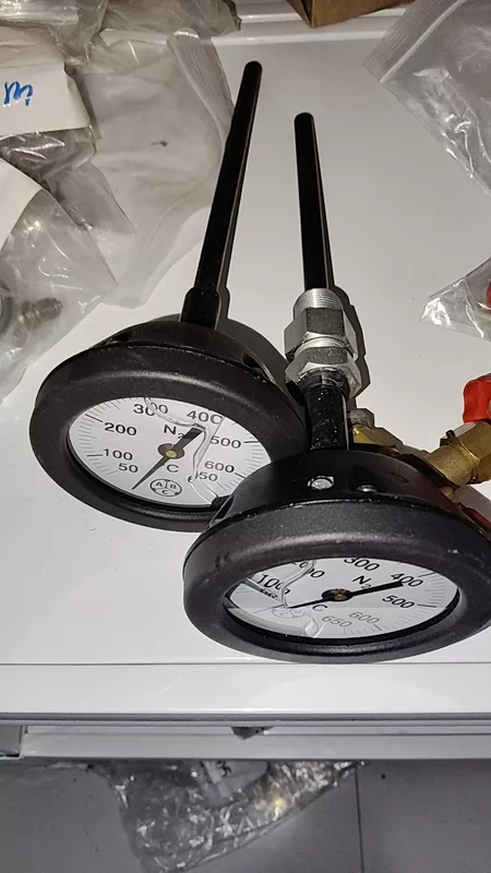 Pressure Gauge Range 650°C