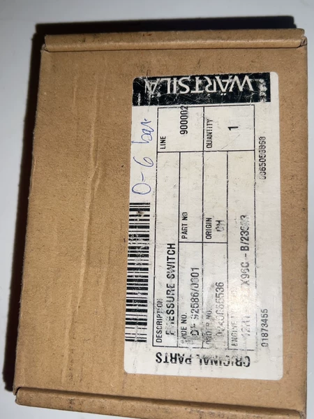 Trafag Pressure Switch Model P2586/0001
